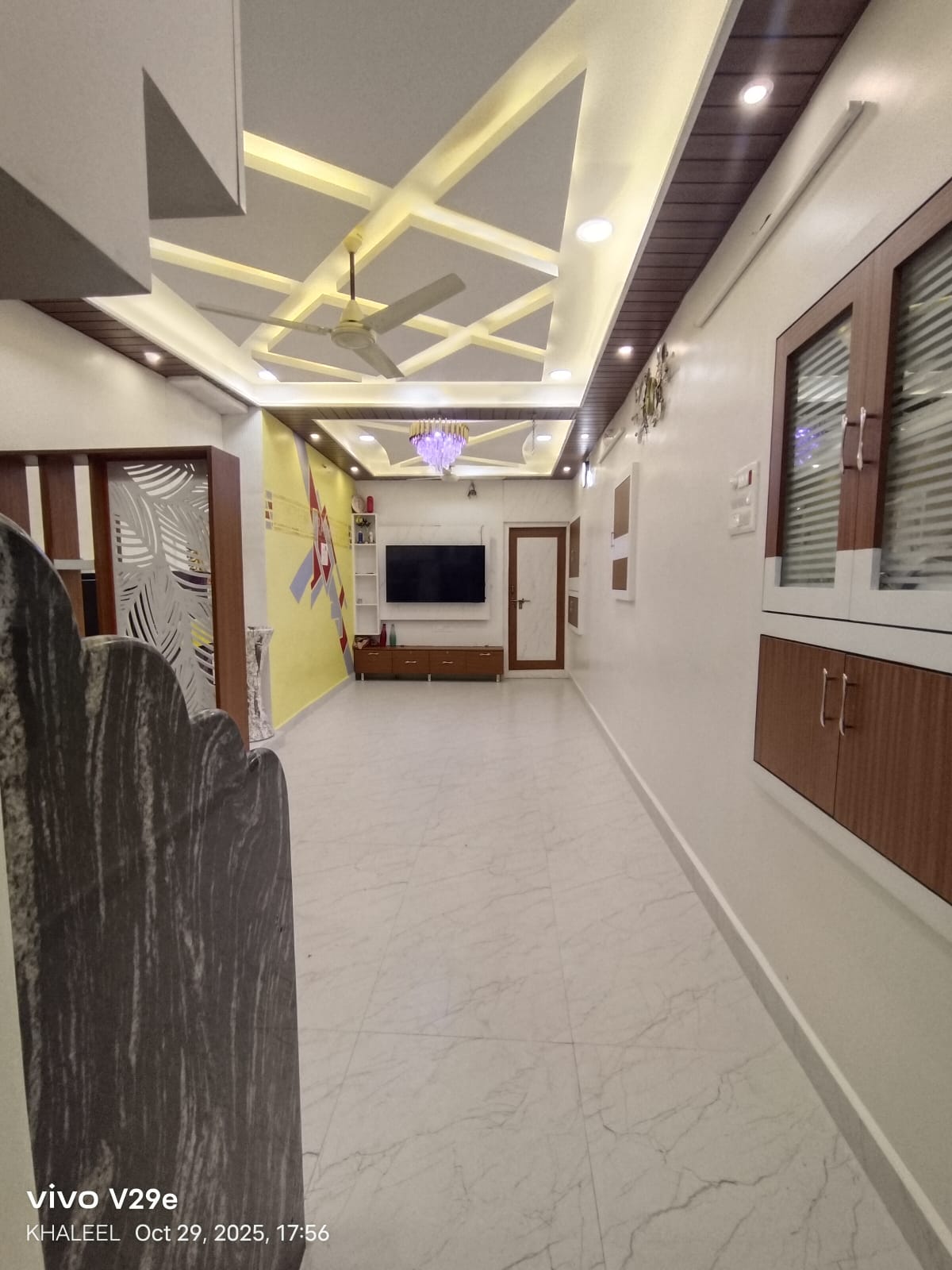 Designer Ceiling & Living Room by KG Painters in Kurnool
