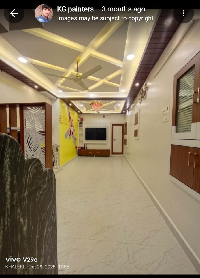 Interior painting and finishing project